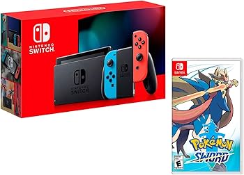Nintendo Switch V2 32Gb Neon-Rot/Neon-Blau [neues model] + Pokémon